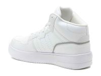 Kinetix Kadın Sneaker Ayakkabı 01 Beyond Pu Hi W Beyaz-Gri - Thumbnail