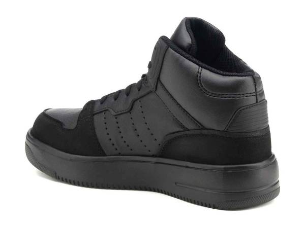 Kinetix Kadın Sneaker Ayakkabı 01 Beyond Pu Hi W Siyah-Gri