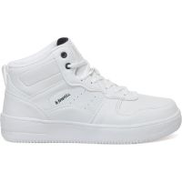 Kinetix Tyra Pu Hı High Sneaker Beyaz-Lacivert - Thumbnail