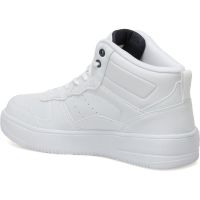 Kinetix Tyra Pu Hı High Sneaker Beyaz-Lacivert - Thumbnail
