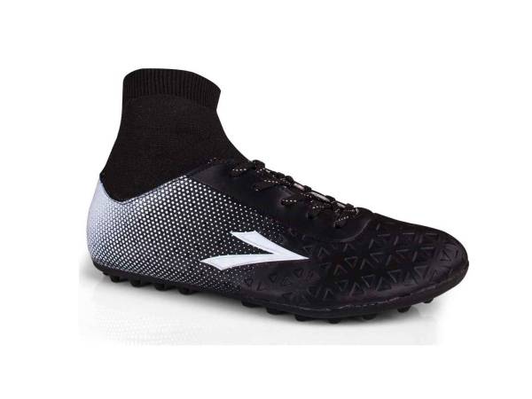 Lig Çoraplı Halı Saha Ayakkabısı Siyah 56 Simav Pu-H