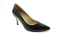 Marine Shoes - Marine Shoes 7 cm Topuklu Ayakkabı Siyah-Rugan 86 412 (1)