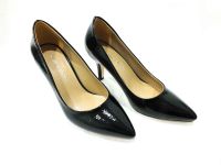 Marine Shoes 7 cm Topuklu Ayakkabı Siyah-Rugan 86 412 - Thumbnail