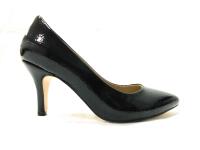 Marine Shoes 7 cm Topuklu Ayakkabı Siyah-Rugan 86 412 - 1