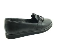 Marine Shoes Gerçek Deri Kadın Babet Ayakkabı Siyah 86 K104 - Thumbnail