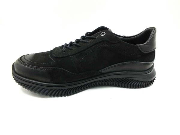 Marine Shoes Hakiki Deri Erkek Ayakkabısı Siyah-Nubuk 86 545
