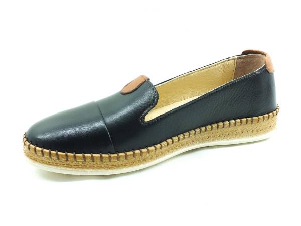 Marine Shoes Hakiki Deri Günlük Bayan Ayakkabı Siyah 86 P01