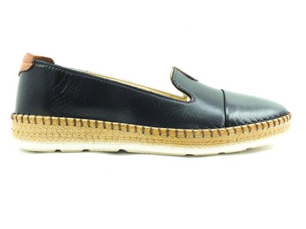 Marine Shoes Hakiki Deri Günlük Bayan Ayakkabı Siyah 86 P01