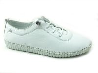 Marine Shoes Hakiki Deri Günlük Kadın Ayakkabısı Beyaz 86 296 - Thumbnail