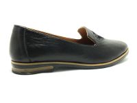 Marine Shoes Hakiki Deri Günlük Kadın Ayakkabısı Siyah 86 2043 - Thumbnail