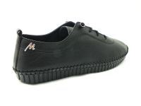 Marine Shoes Hakiki Deri Günlük Kadın Ayakkabısı Siyah 86 296 - Thumbnail