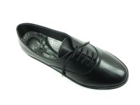 Marine Shoes Hakiki Deri Günlük Kadın Ayakkabısı Siyah 86 K93 - Thumbnail