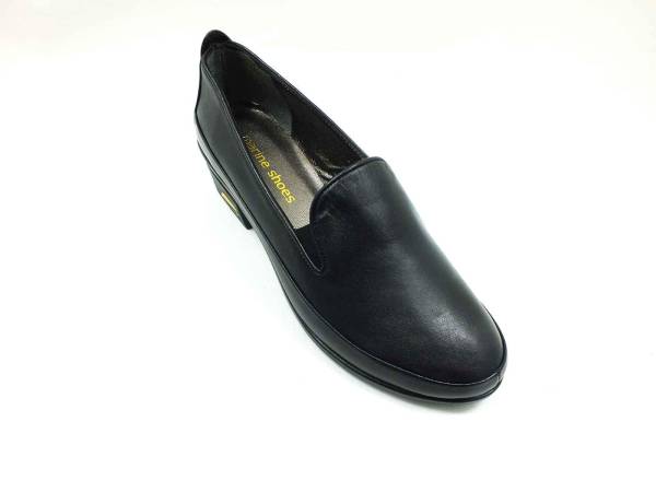 Marine Shoes Hakiki Deri Günlük Kadın Ayakkabısı Siyah 86 T120