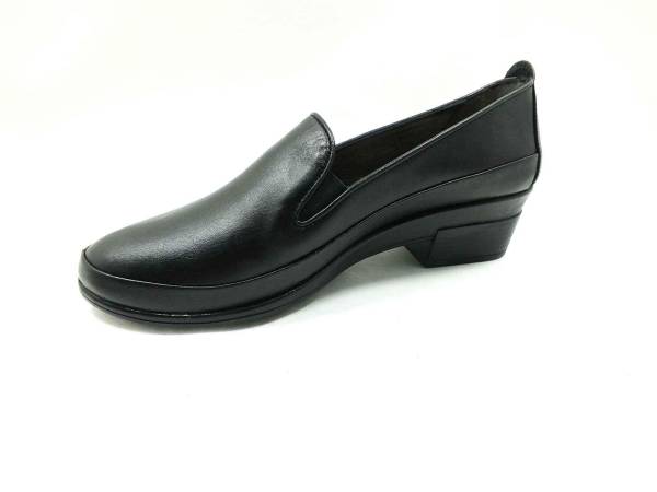 Marine Shoes Hakiki Deri Günlük Kadın Ayakkabısı Siyah 86 T120