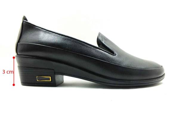 Marine Shoes Hakiki Deri Günlük Kadın Ayakkabısı Siyah 86 T120