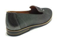 Marine Shoes Hakiki Deri Günlük Kadın Ayakkabısı Siyah-Saten 86 2043 - Thumbnail