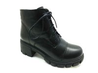 Marine Shoes Hakiki Deri Kadın Botu Siyah 86 22605 - Thumbnail