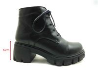 Marine Shoes Hakiki Deri Kadın Botu Siyah 86 22605 - Thumbnail