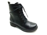 Marine Shoes Hakiki Deri Kadın Botu Siyah 86 4301 - Thumbnail