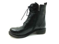 Marine Shoes Hakiki Deri Kadın Botu Siyah 86 4301 - Thumbnail
