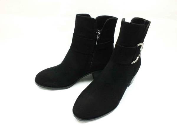 Marine Shoes Hakiki Deri Kadın Botu Siyah-Nubuk 86 245