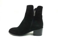 Marine Shoes Hakiki Deri Kadın Botu Siyah-Nubuk 86 245 - Thumbnail