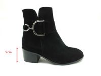 Marine Shoes Hakiki Deri Kadın Botu Siyah-Nubuk 86 245 - Thumbnail