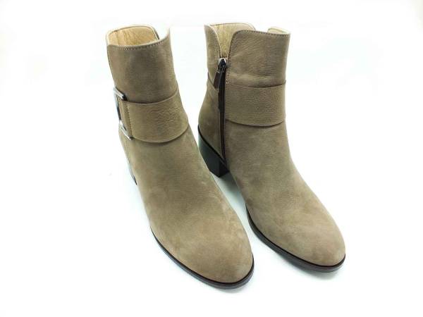 Marine Shoes Hakiki Deri Kadın Botu Vizon-Nubuk 86 245