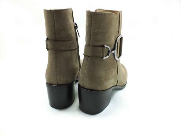 Marine Shoes Hakiki Deri Kadın Botu Vizon-Nubuk 86 245
