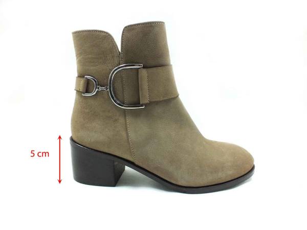 Marine Shoes Hakiki Deri Kadın Botu Vizon-Nubuk 86 245