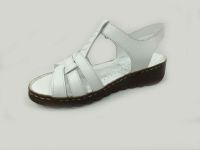 Marine Shoes Hakiki Deri Kadın Sandalet Beyaz 86 017 - Thumbnail