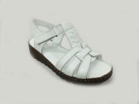 Marine Shoes Hakiki Deri Kadın Sandalet Beyaz 86 017 (1)