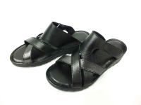 Marine Shoes Hakiki Deri Kadın Terlik Siyah 86 012 - Thumbnail