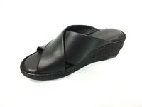 Marine Shoes Hakiki Deri Kadın Terlik Siyah 86 043 - Thumbnail