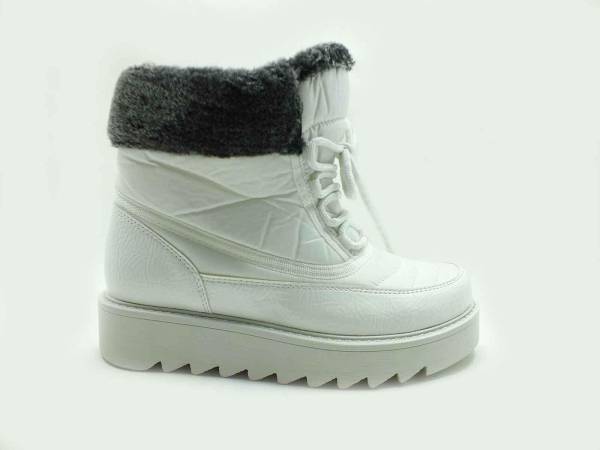 Marine Shoes Kürklü Termal Kar Botu Beyaz-Rugan 86 4013