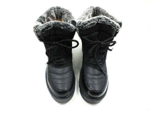 Marine Shoes Kürklü Termal Kar Botu Siyah-Rugan 86 4013