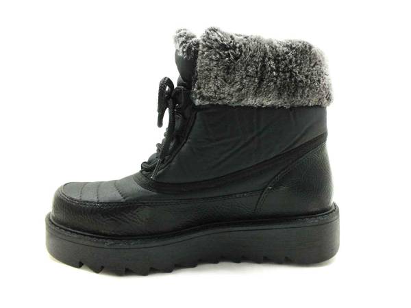 Marine Shoes Kürklü Termal Kar Botu Siyah-Rugan 86 4013