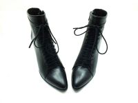 Marine Shoes Sivri Burunlu Topuklu Kadın Botu Siyah - Thumbnail