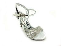 Marine Shoes Taşlı Topuklu Ayakkabı Gümüş 86 301 - Thumbnail