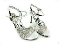 Marine Shoes Taşlı Topuklu Ayakkabı Gümüş 86 301 - Thumbnail