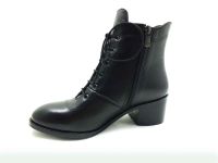 Marine Shoes Topuklu Hakiki Deri Kadın Botu Siyah 86 241 - Thumbnail