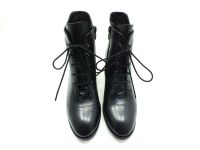 Marine Shoes Topuklu Hakiki Deri Kadın Botu Siyah 86 241 - Thumbnail