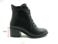 Marine Shoes Topuklu Hakiki Deri Kadın Botu Siyah 86 241 - Thumbnail