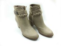 Marine Shoes Topuklu Kadın Botu Bej-Süet 86 405 - Thumbnail