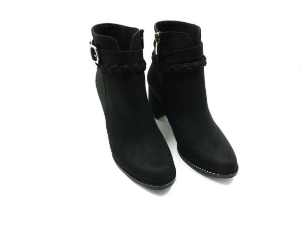 Marine Shoes Topuklu Kadın Botu Siyah-Süet 86 405