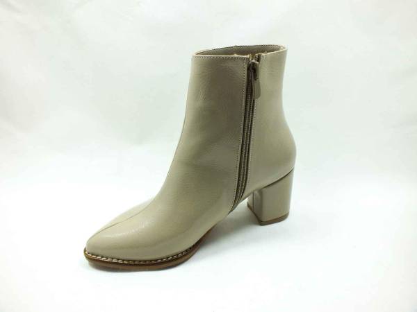 Marine Shoes Topuklu Klasik Rugan Bot Bej 86 21K-05
