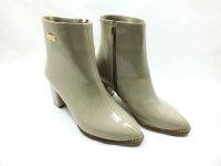 Marine Shoes Topuklu Klasik Rugan Bot Bej 86 21K-05 - Thumbnail