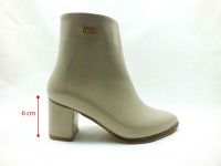 Marine Shoes Topuklu Klasik Rugan Bot Bej 86 21K-05 - Thumbnail