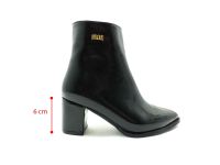 Marine Shoes Topuklu Klasik Rugan Bot Siyah 86 21K-05 - Thumbnail