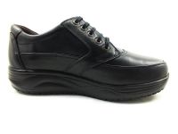 Ortopedik Bağcıklı Erkek Ayakkabı - Siyah - 2406 - Thumbnail